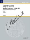 Beethoven Ludwig van | Variations on a Swiss Air WoO 64 | Noty na harfu