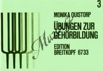 Quistorp Monika | Übungen zur Gehörbildung Heft3 | Noty pro sólový zpěv