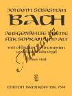Bach Johann Sebastian | Ausgew. Duette Sopran u. Alt 3 | Noty pro sólový zpěv