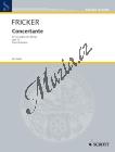 Fricker Peter Racine | Concertante Nr. 1 op. 13 - Klavírní výtah a sólový part | Noty na anglický roh