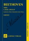 Beethoven Ludwig van  | Trio C dur opus 87 | Studijní partitura - Noty pro smyčcové trio
