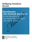 Mozart Wolfgang Amadeus | Divertimento Hochzeit | Noty na basetový roh