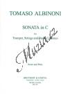 Albinoni Tomaso | Sonata Nr. 1 in C | Partitura - Noty pro orchestr