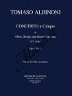 Albinoni Tomaso | Concerto a 5 in C op. 9/5 | Klavírní výtah - Noty na hoboj
