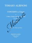 Albinoni Tomaso | Concerto a 5 in D op. 9/12 | Klavírní výtah - Noty na hoboj