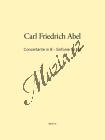 Abel Carl Friedrich | Sinfonia Concertante in B | Klavírní výtah a sólový part - Noty-komorní hudba