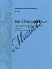 Bach Johann Christoph | Lamento Ach, Dass ich Wassers | Partitura - Noty pro sólový zpěv