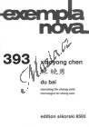 Chen Xiaoyong | Du Bai für Sheng solo - Monolog | Noty na sheng