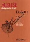 Album | Auslese Ballett 1 - 10 berühmte Kompositionen für elektronische Orgel | Sborník - Noty na elektrické varhany
