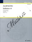 Albinoni Tomaso | Sinfonia a 4 - Partitura | Noty pro orchestr