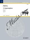 Absil Jean | 3 Impromptus op. 10 | Noty na klavír